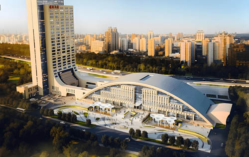 建达大厦俯瞰图